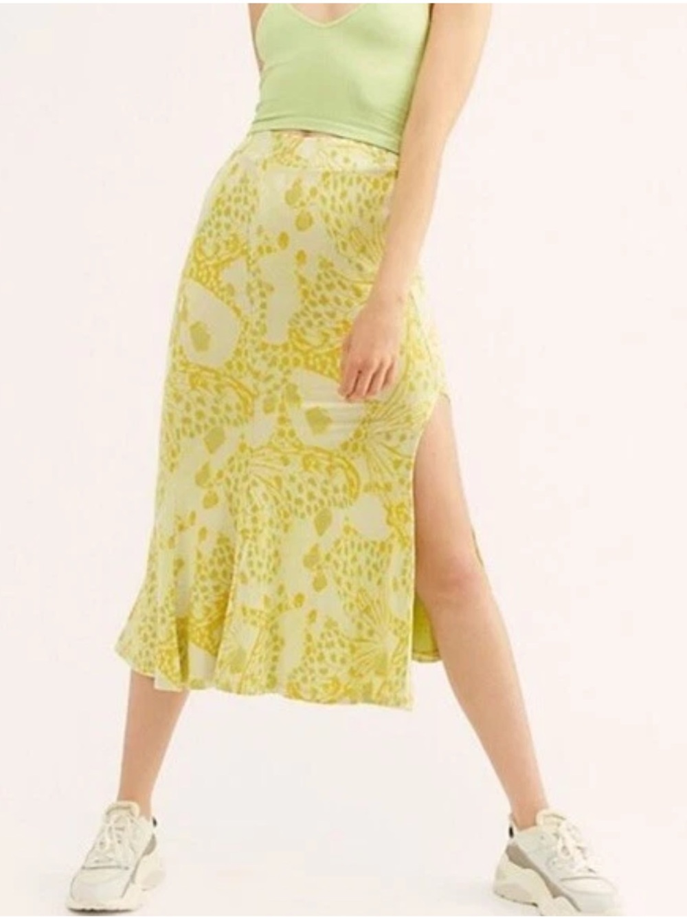 NWOT Free People Margarita Midi Skirt